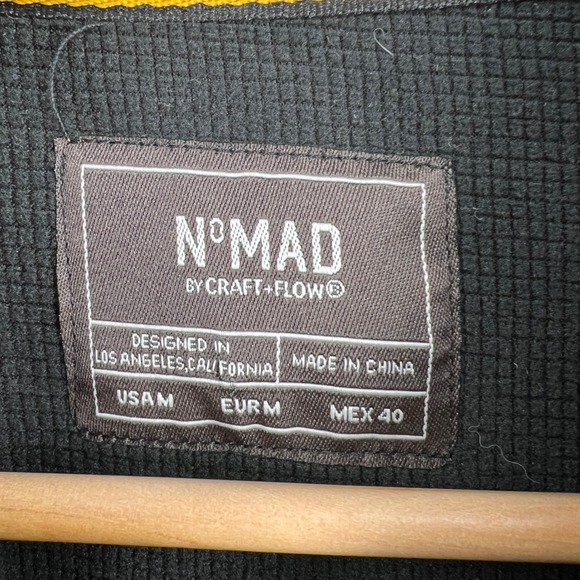 Nomad Plaid Fleece Lined Flannel Shirt Caramel Brown Size Medium New - Picture 4 of 6